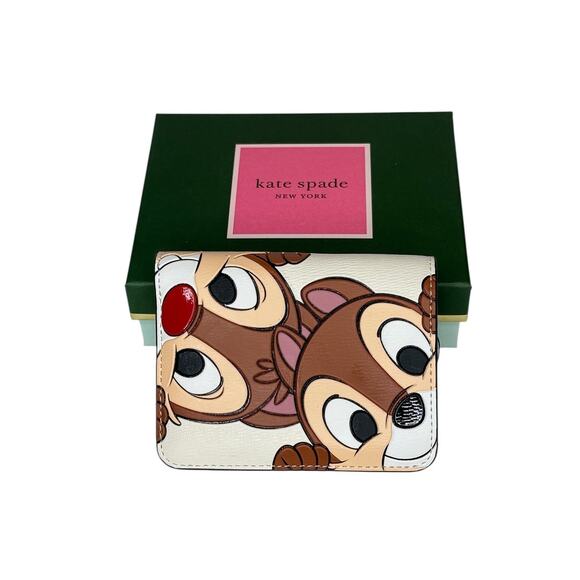 Kate Spade Disney X KSNY Chip N Dale Small Wallet - Picture 1 of 10